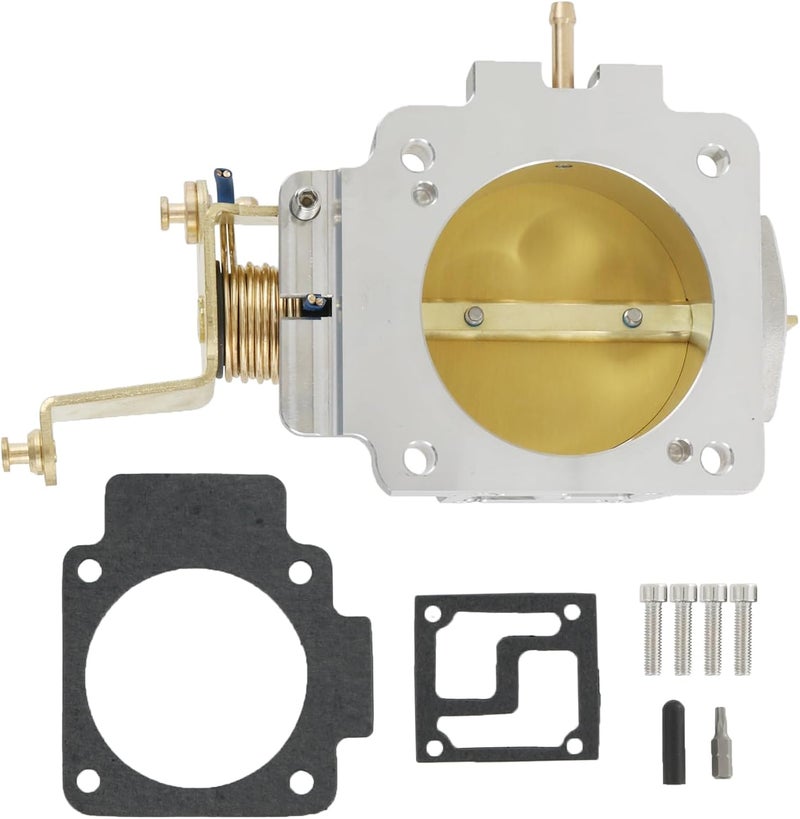 RALBDX 1724 62mm Throttle Body Compatible with 1991-2003 Jeep Wrangler Cherokee 4.0L YJ TJ XJ ZJ WJ -High Flow Power Plus Series Throttle Body Replacement For 1998-2001 Jeep cherokee 4.0L - Image 1